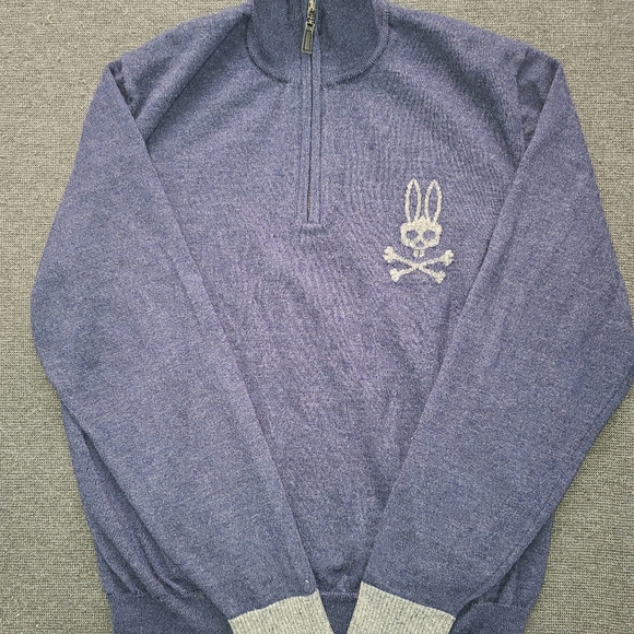 Psycho Bunny Merino Quarter zip